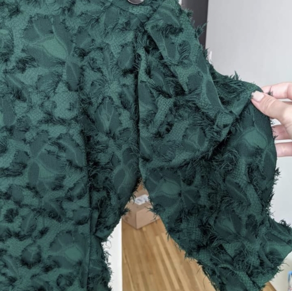 Zara Dark Green Midi Dress - Picture 6 of 8